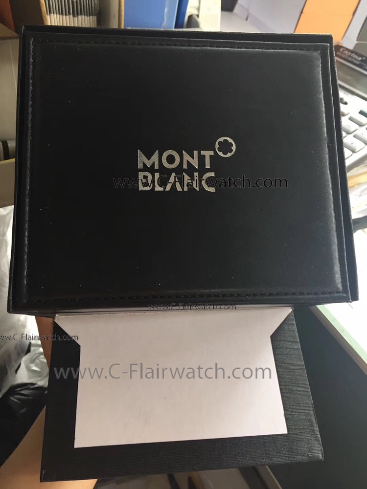 Replacement Mont Blanc Black Watch Box Leather Box
